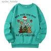 Sweats à capuche pour hommes Sweatshirts de Noël Skull Print Street Femmes Plus Taille Sweatshirts Automne Hiver Mode Pulls Chemises 2023 Joyeux Noël Lady Tops L231101