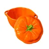 Servis uppsättningar Pumpkin Bowl Creative Container Ceramics Glass Containrar utsökta köksbordsartiklar Modellerande ångpanna