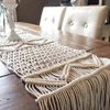 Table Runner MacRame Table Runner Boho Wedding Table Decoration Vintage Farmhouse och Bohemian Matsal Style Beige White 231101