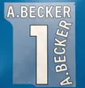 Zestaw bramkarza dla dzieci 1# Alisson Becker Kelleher Soccer koszulki 23 24 Czarne i żółte A.Becker set koszulki piłkarskie dla dzieci