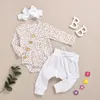 Clothing Sets 018M Babies Boys Clothes Set Infant Girls TShirts Tops Long Pants 2Pcs Spring Autumn Suits 230331