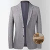 Herrenanzüge Ankunft Mode Leinen Casual Anzug Sommer dünne Passform Baumwolle Blazer Mantel Größe M L XL 2XL 3XL 4XL