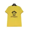 Erkek Tişörtler Tasarımcı Yaz Yeni Kısa Kollu T-Shirt Nakış Pulları Moda Uygun Yuvarlak Boyun Yarı Kx4J CJ3T