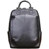 Backpack 2024 Brand Fashion Genuine Leather Men Woven Backpacks Real Natural Student Boy Luxury Computer Laptop Bag