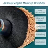 Pincéis de maquiagem Jessup Pro Conjunto de pincéis de maquiagem 15pcs Cosméticos Make up Powder Foundation Eyeshadow Eyeliner Lip Black T092 231031