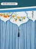 Curtain Household Lace Door AntiMosquito Screen Bedroom Kitchen Partition Half Free Punching 231101