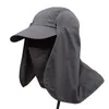 Rowerowe czapki maski mężczyźni/kobiety słońce twarz komary czapka obrońca duży szeroki gądzą klapkę szyi łowotą wędkarstwo Polowanie na pokładzie Camping CAP 231101