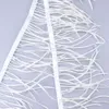 15-20CM Goose Feather Trim Ribbon on Tape Crafts Fringes for Clothes Sewing Headdress Accessories Plumes Decoration