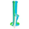 Tubo de silicone de 254 mm Mangueira de silicone fumando seco à base de base de água indesestrutível Bongo fumando Silicone de Silicone de personalidade para o fumante