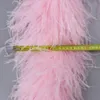 1 3 6 8 10ply boa naturlig strutsfjäder boa halsduk för hantverk kostym kjol sy dekoration plumas band multicolors