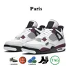 Jumpman 4 Basketballschuhe 4s für Männer Frauen OG Red Thunder Military Black Pine GreenCat White Oreo Sail University Blue Bred Seafoam Herren Damen Sport-Turnschuhe