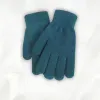 Gants épais et chauds d'hiver, tricot élastique, doigt complet, couleur unie, pour hommes et femmes, gants de vélo de montagne en plein air, mitaines