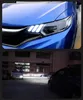 Auto Styling Kopf Lampe Für Honda Fit GK5 Scheinwerfer Jazz 2014-20 20 Mustang stil LED Scheinwerfer DRL dynamische Singal Hohe Abblendlicht