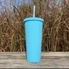 750 ml de palha plástica xícara de água garrafa de água com tampas e canudos grandes bebedeiras de diamante de diamante garrafa de verão fria SS0401