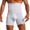 Taille Tummy Shaper CXZD hommes ventre contrôle Shorts corps Shaper Compression taille haute formateur ventre ventre contrôle minceur Shapewear Boxer sous-vêtements 231031