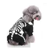 Vêtements pour chiens Vêtements pour chiens Vestes de Noël pour animaux de compagnie Sweats à capuche Père Noël Vêtements d'Halloween Livraison directe Dhgarden Dhnxy