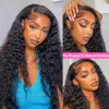 Curly Human Hair Wigs For Women 13x4 Hd Deep Wave Lace Frontal Wig Pre Plucked 30 Inch Brazilian Water Wave 4x4 Lace Closure Wig