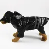 Vêtements pour chiens Vêtements pour chiens Vêtements imperméables à capuche Bande réfléchissante Chiens Manteau de pluie Vestes imperméables en plein air respirant pour chiots Rai Dhsw4