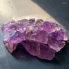 Schmuckbeutel, natürlicher Amethyst, Originalsteinornamente, zerkleinerte blanke Mineralproben, duftende Fischdekorationen