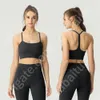 Justera kvinnor Crop Top Gym kläder för fitness kvinnliga underkläder yogakläder för flickor sportkläder kvinna bodice sport lulus bras lulus topp