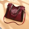 Evening Bags Fashion Simple Net Canvas Same Red Large Capacity One Shoulder Transparent Bag Women's 2023 Handbag Jelly Black Purse White