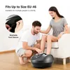 Massageador de pés MARESE Shiatsu elétrico Máquina de massagem de pés Compressão de ar Amassador de rolo massageador infravermelho terapia de aquecimento cuidados de saúde M118 231031