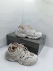 Неуклюжие кроссовки balenciagas на платформе Кроссовки Balenciaga Розовый Синий Зеленый Нейлоновый принт Классический Paris Track 3.0 18Ss Og Мужчины Женщины Черные кожаные кроссовки