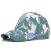 Ball Caps Baseball Cap Summer Men Women Tie-dye Lovers Colorful Beach Adjustable Hip Hop Hat Sun Graffiti Bone Casquette