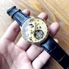 Wristwatches Same Style Eight Horses Automatic Hollow Mechanical Watch Tiger Year Men's Trendy Waterproof Leather