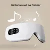 Eye Massager Eye Massager Smart Eye Mask Vibrator Compress Bluetooth Musice Eye Care Heating Fatigue Relief Foldable Device USB Charging 231031