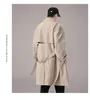 Trench da uomo Giacca a vento Cappotto lungo impermeabile allentato casual 2023 Giacche primaverili di marca Cappotto soprabito di moda per uomo