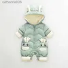 Phemsuits 2023 New Born طفلة ملابس ملابس شتوية بالإضافة إلى مخملية سميكة صبيان بذلة 0-3 سنوات رومبير بوي وزرة طفل صغير coatl231101