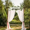 Decoratieve bloemen Wedding Boog voor Ceremonie Flower Swag Wand Decor Rose Lunner Garland Tafel Centerpieces Deur