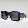 2023 Nuevas gafas de sol de diseñador de lujo Pequeña pierna fragante Personalidad Espejo Cara Doble C Marco grande Carta Imprimir Gafas de sol Mujer ch71472a