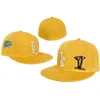 2024 erwachsener Designer ausgestattet Hats Baseball Ball Flat Hut Hip Hop Baumwollstickst