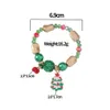 Good Lucky Buntes emailliertes Tier-Schneeflocken-Charm-Armband, Perlenstränge, Armbänder, Armreif als Weihnachtsgeschenk