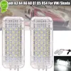 Neu 2x 12V Auto LED Innentür Projektor Licht Fuß Nest Lichter Geister Schatten Licht Lampe 6500K Weiß Für Audi A3/A4/A6/VW/Skoda