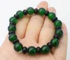 Bangle ! Red/green Yellow /black Jaspers Round 10mm Bracelet 7.5inch Wholesale Beads FPPJ Nature