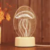 Veilleuses Romantique Amour 3D Lampe En Forme De Coeur Ballon Acrylique LED Veilleuse Lampe De Table Décorative Saint Valentin Chérie Femme Cadeau P230331