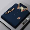 Men's Tees & Polos Men's Designer Polo Shirt Luxury Italian Brand Men's Embroidered letter Clothing Short Sleeve Fashion Casual Men's Summer T-Shirt Asian Size M-4XL