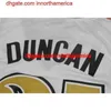 NCAA Wake Forest Demon Deacons Tim College #21 Duncan Jersey Black White Gold сшит №3 Рубашки из баскетбольных майков Криса Пола