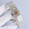 AP Handmade Diamonds Watch Mens Automatic Mechanical Designer Watches 42 mm avec acier tassé en diamant 904L Sapphire Femmes de bracelet Montre de Luxe