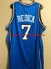 Maillot de basket-ball # 4 JJ Redick Jersey # 7 Redick Throwback Basketball Jersey blanc bleu homme cousu sur mesure taille S-5XL