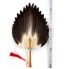 New Style Natural Duck Ventilador Hand Feather Dance Fan Abanicos Para Boda Eventail A Main Photographic Prop