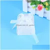 Cadeaupapier Cadeaupapier 50 stuks Lasergesneden bloem Bruiloft snoepdoos voor gastengunsten en geschenken Kerst Verjaardag Drop Delivery Dhgarden Dh2Hd