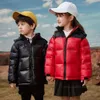 Winter North Down Face Faced Jacket Kids Fashion Classic Outdoor Warm Down 코트 얼룩말 패턴 줄무늬 편지 인쇄 복구 재킷 멀티 컬러 베이비 의류