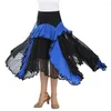 Stage Wear Ballroom Dance Costumi Performance Waltz Skirt Waltz Modern Standard Latin Salsa Rumba Dancer Skirts for Ladies 5 Colours #2546