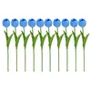 Decorative Flowers 10pcs Artificial Tulips Simulation Tulip Pography Props Supplies Household For School Office Wedding Holiday Present