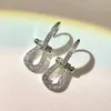 Brand Luxury Horseshoe Designer Dangle Earrings Womens S925 Sterling Silver Stone Bling Diamond Crystal Elegant Nice Earings Ear Rings Earring Jewelry Nvnt