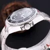 master Deep Ceramic Bezel Cystal Orologio con bottoni scorrevoli Orologi meccanici automatici Cinturino in argento 44mm Acciaio inossidabile impermeabile Montre de luxe Orologio da polso di lusso